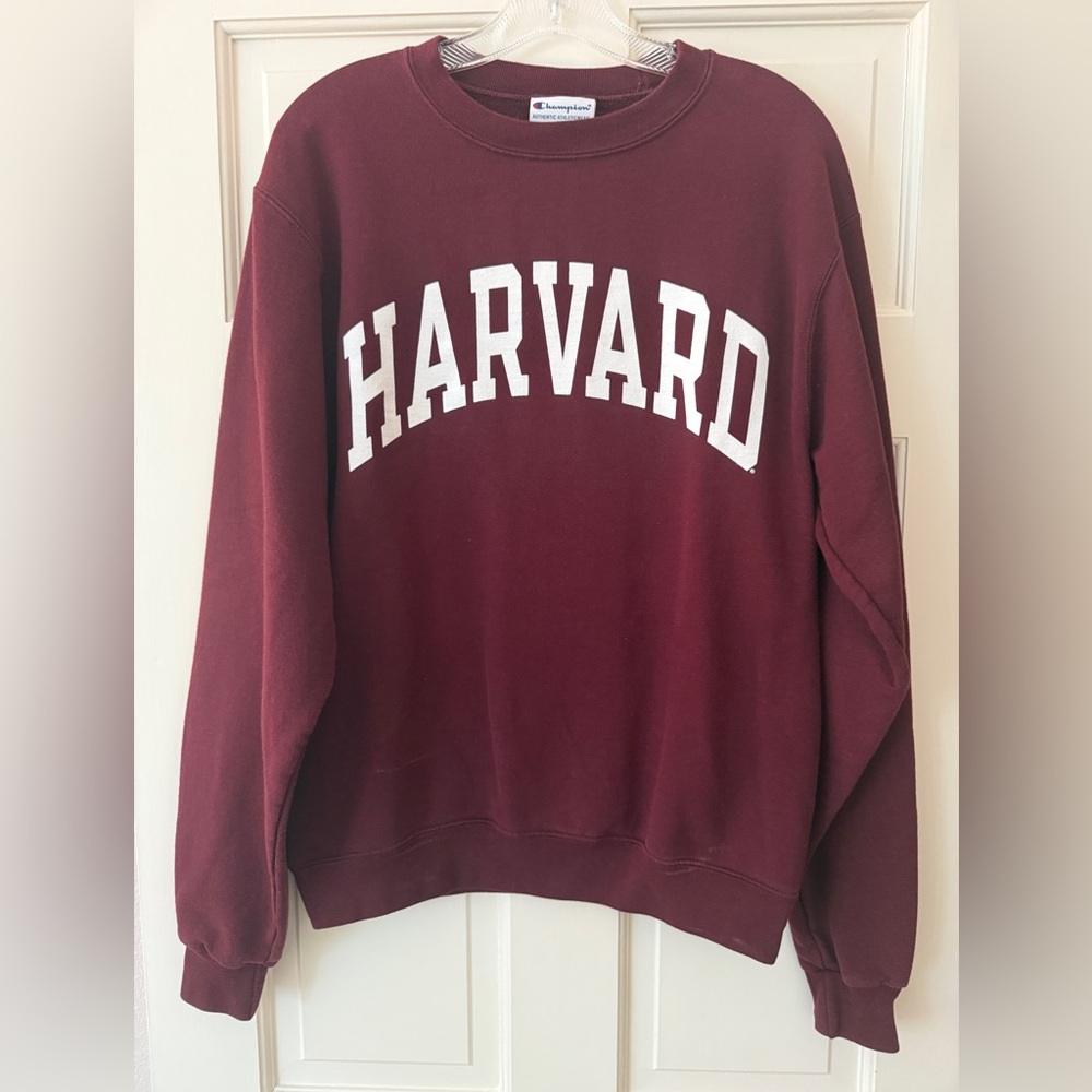 Champion Women's Harvard Crewneck Sweatshirt